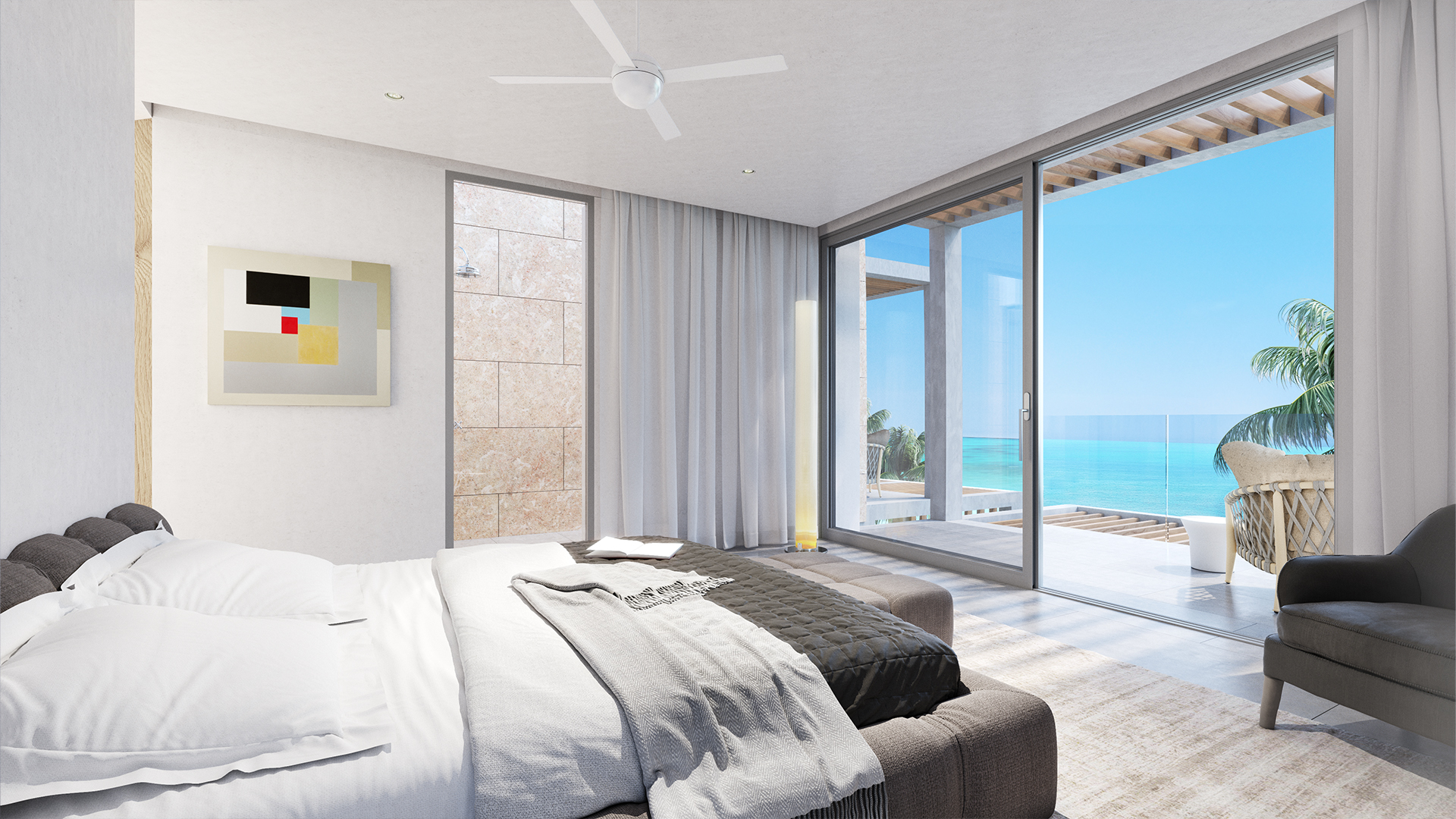 ©South Bank | Residences | Banks Villa | Ocean View from Master Suite