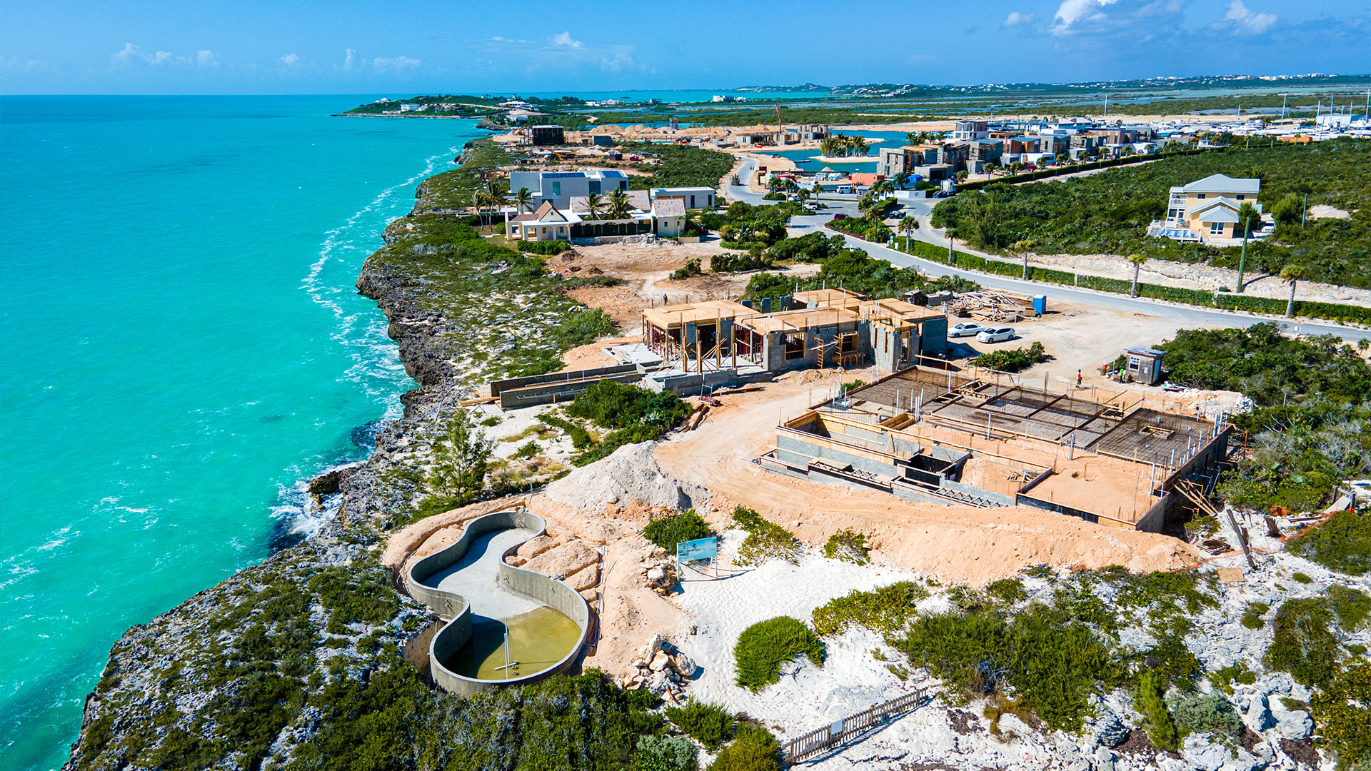 ©South Bank | Construction | Aerial View of The Ocean Estate