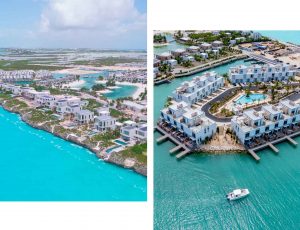 South bank Boathouse and Ocean Estate aerial view