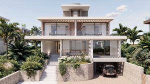 Ground Floor Garage with Elevator to All Floors | Beach Villa | South Bank | Turks and Caicos