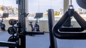Lagoon side Gym | Technogym | South Bank | Turks & Caicos